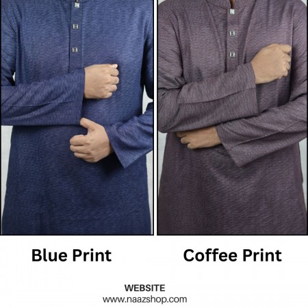 Print Combo 01 ( Blue + Coffee )